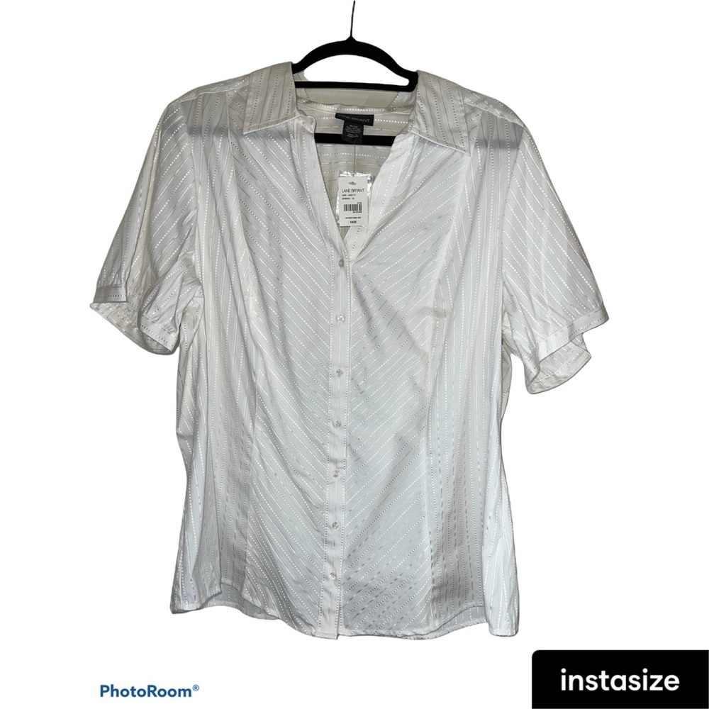 NWT Lane Bryant Plus Size Button Down Shirt 18/20
